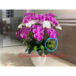 Cành lá Thuỷ Trúc 3 nhánh decor tường cỏ, lá điểm - Cành lá giả