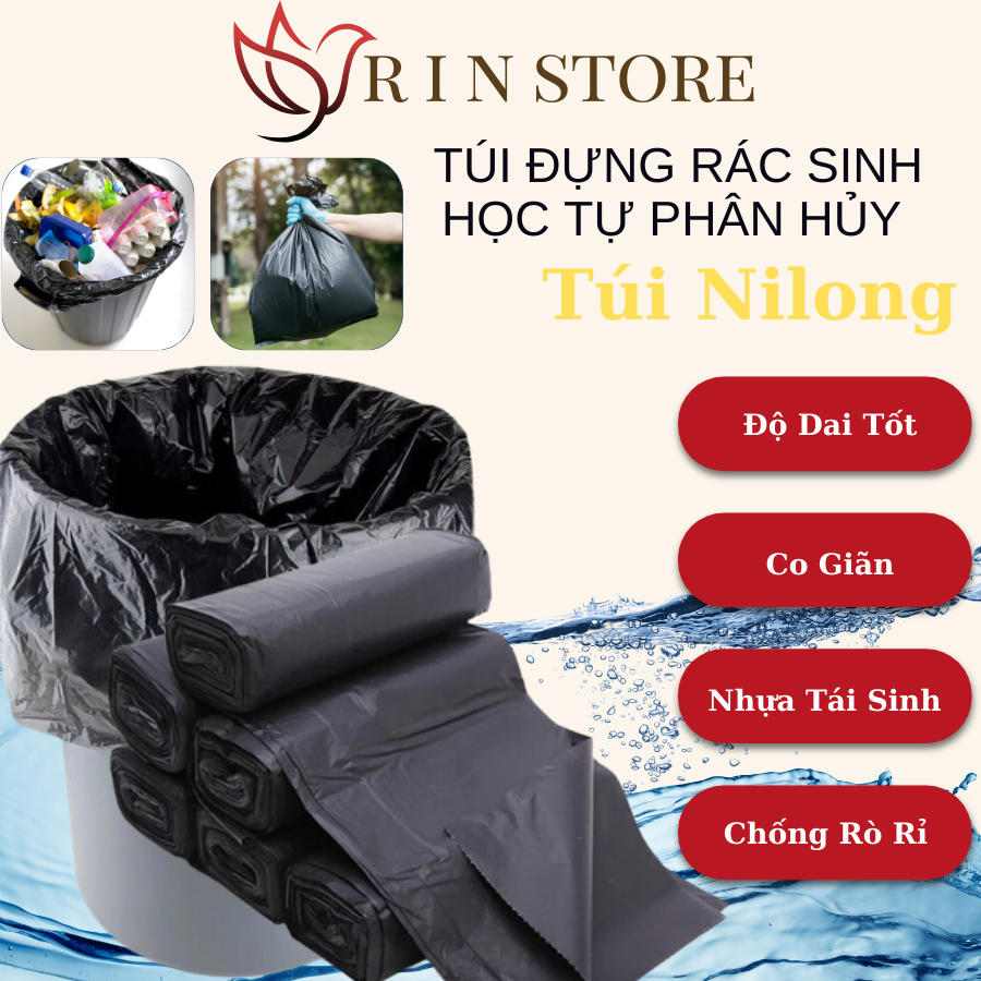 Túi Đựng Rác Bịch 3 Cuộn 1kg Bọc Đựng Rác Độ Dày Cao Chống Rò RỈ Nước ...