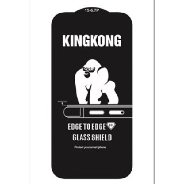 [ TRONG SUỐT ] Kính cường lực KINGKONG KK-69 hạn chế vân tay, chống vỡ hoàn hảo iphone 11 12 13 14 15 16 pro promax