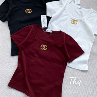 Áo nữ Thời Trang Cổ U Dáng Vừa Người Tag Sắt ĐỒng New Trend