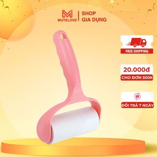 Cây Lăn Bụi Cầm Tay Lõi 10cm, Keo Siêu Dính, Cán Nhựa Chắc Chắn, Thiết Kế Xé Chéo Thông Minh