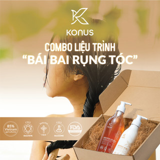 COMBO Nuôi Dưỡng Tóc Konus Homespa Mềm Mượt Tự Nhiên, Ngăn Ngừa Gãy Rụng