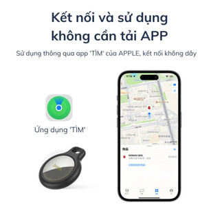 Thiết Bị Định Vị HOCO E91 Theo Dõi Toàn Cầu - Chip Định Vị Mini Kết Nối Findmy IOS
