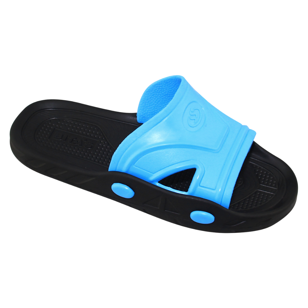 Ảnh Dép quai ngang nam Bita's DSEM.02 (Đen + Kem + Trắng + Xám + Xanh biển + Xanh minơ) 4