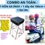 COMBO AN TOÀN ( ĐÔN GA INOX + 1 DÂY ĐAI 100cm + 1 ĐAI LỚN HOẠT HÌNH )