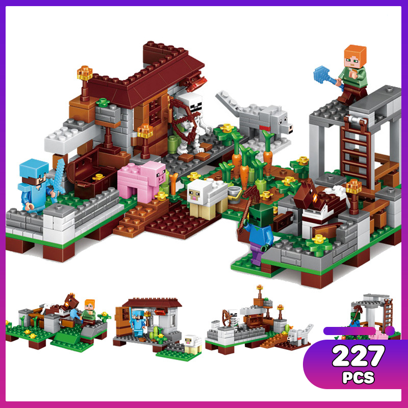 Mô hình lắp ráp Minecraft - Dream House 227 PCS. Đồ Chơi minecraft nhân ...