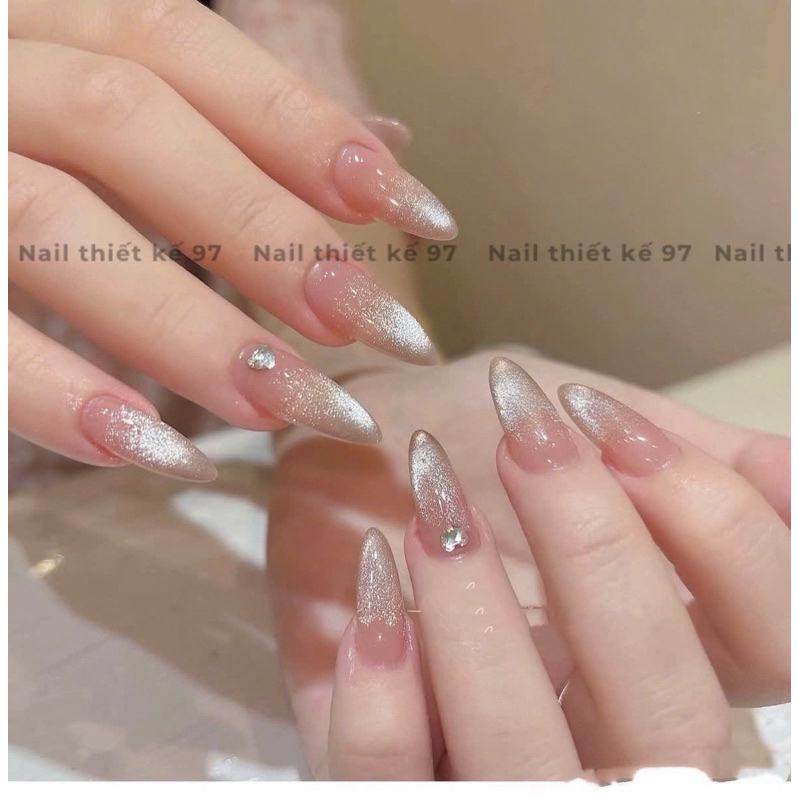 ( hỏa tốc) NAIL BOX OMBRE MẮT MÈO ÁNH NƯỚC VÀNG