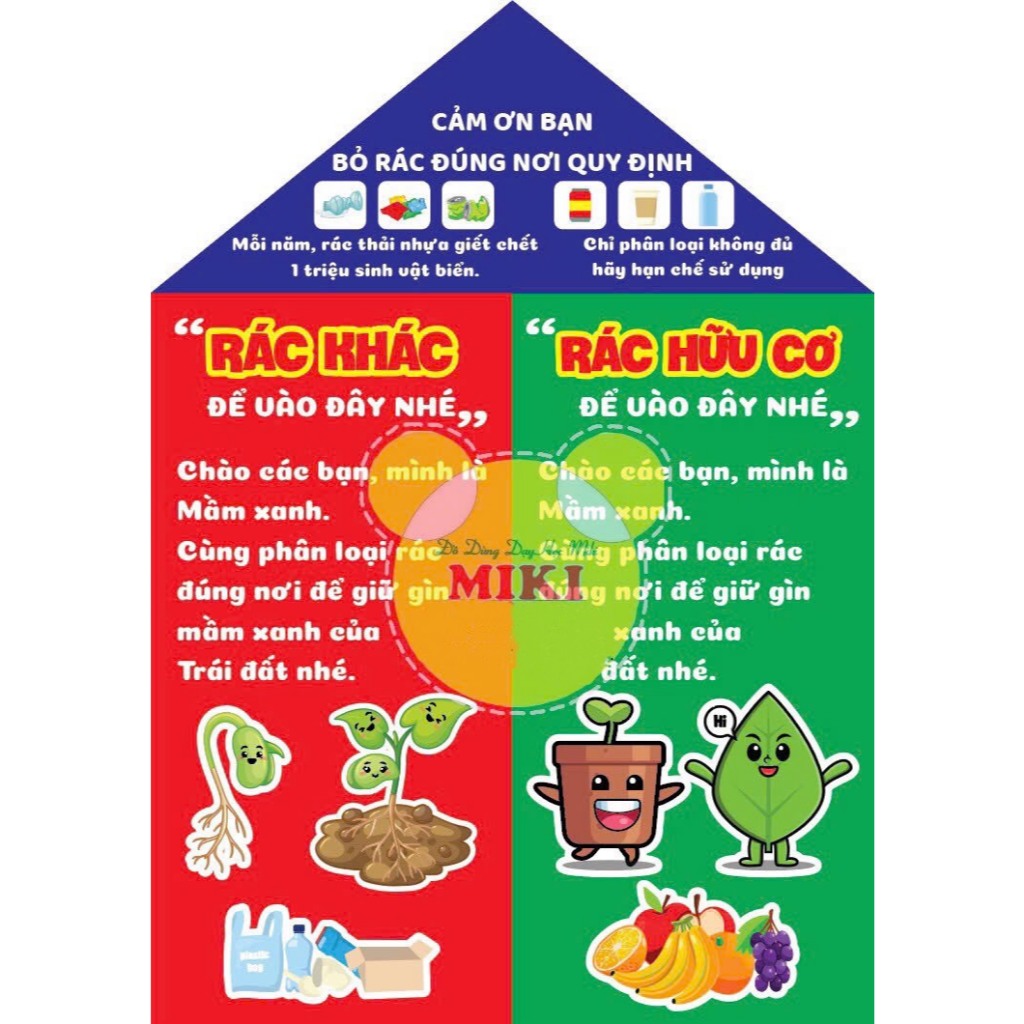 BẢNG PHÂN LOẠI RÁC