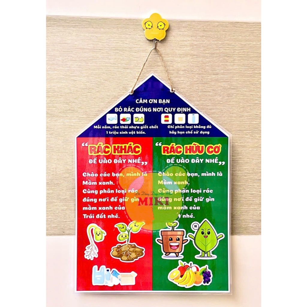 BẢNG PHÂN LOẠI RÁC