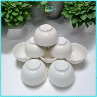 Bộ 10 Bát Chén Ăn Cơm Bộ Bát Gốm Sứ, Chén Bát Cao Cấp Nhiều Hoạt Tiết Hoa Văn 4D Sang Trọng Dày Dặn