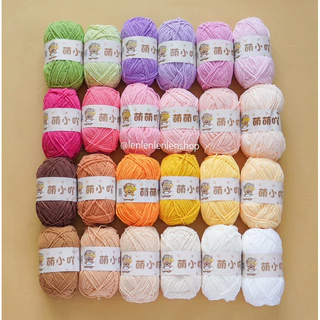 Len Nhung Gấu Sợi 3mm-móc thú bông [Len Lẻn Lèn Len Shop]
