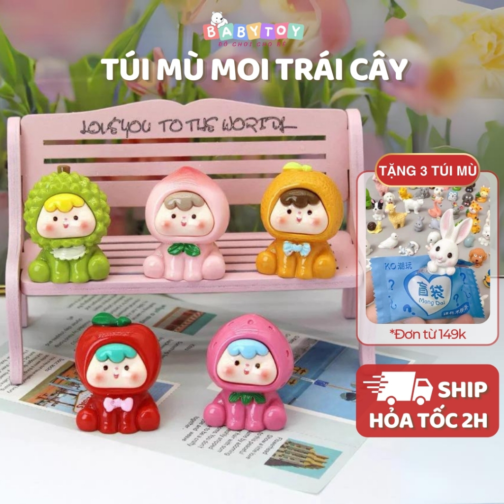 Túi mù moi trái cây combo túi mù dễ thương BT85 | Shopee Việt Nam