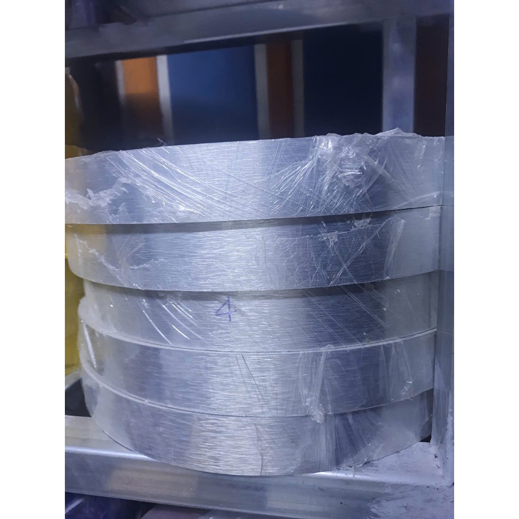 Gáy Uốn Chữ Nổi BEDO Nhôm Phẳng Bạc Xước 0.6mm Cuộn 100m Làm Chữ Nổi Quảng Cáo Cao Cấp