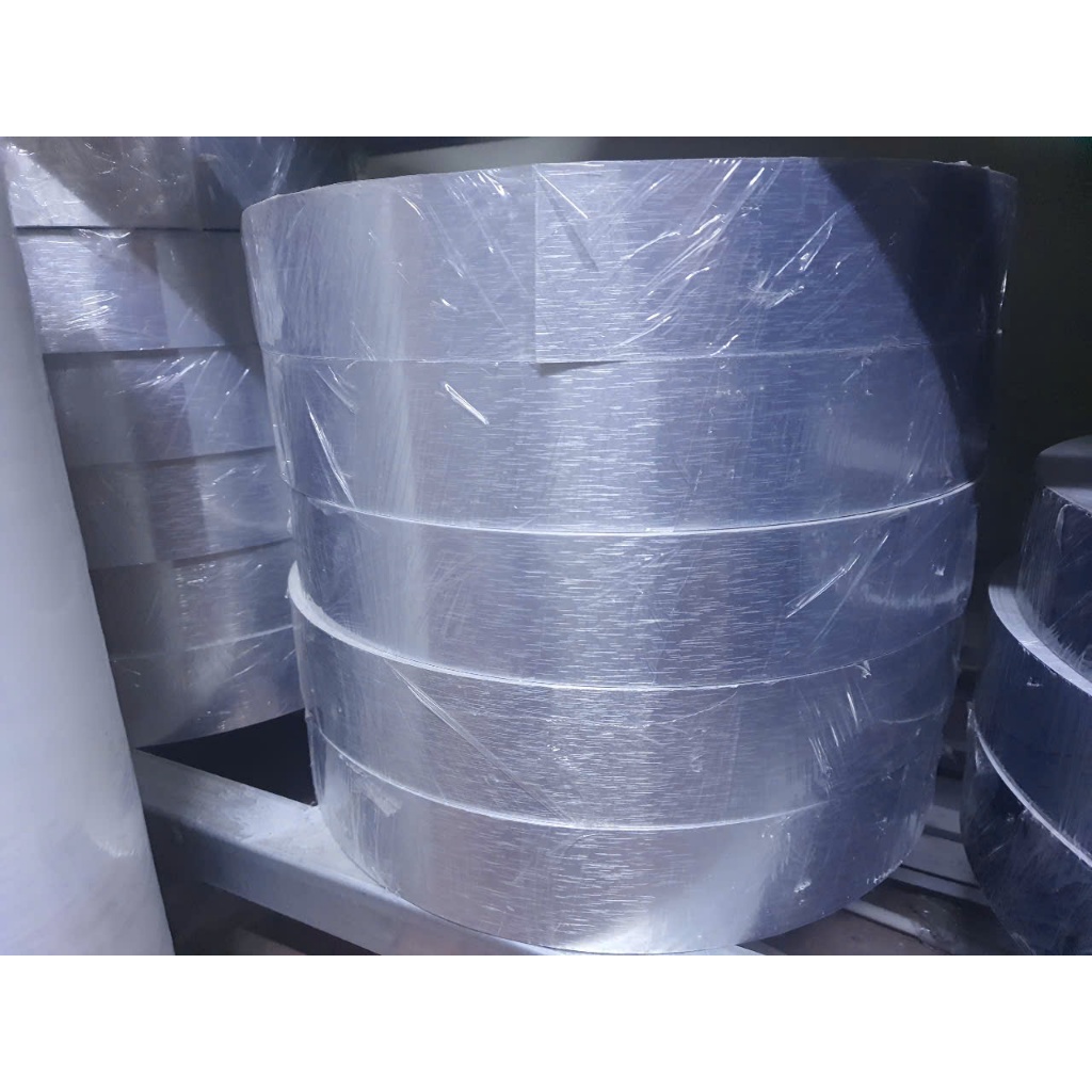 Gáy Uốn Chữ Nổi BEDO Nhôm Phẳng Bạc Xước 0.6mm Cuộn 100m Làm Chữ Nổi Quảng Cáo Cao Cấp