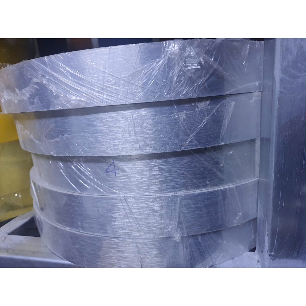 Gáy Uốn Chữ Nổi BEDO Nhôm Phẳng Bạc Xước 0.6mm Cuộn 100m Làm Chữ Nổi Quảng Cáo Cao Cấp
