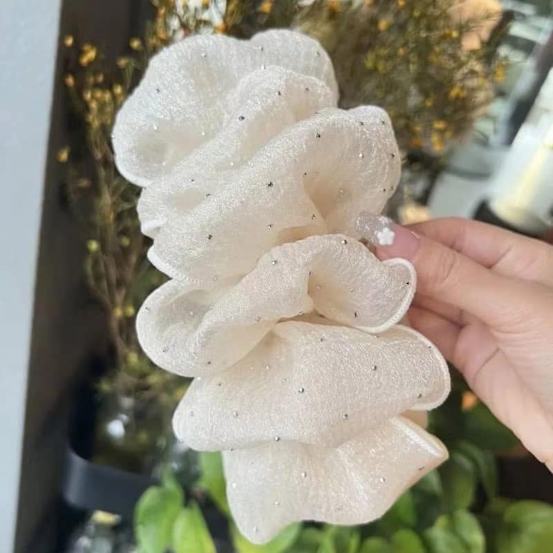 KẸP TÓC CÀNG CUA NƠ TO ĐÍNH ĐÁ SIÊU XINH CHO NỮ