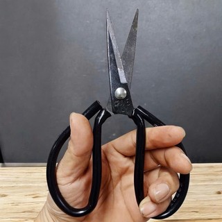 Kéo đa năng cực bén  A1, A2, A3 Kéo thép giá rẻ bọc da đen cắt giấy, vải, thực phẩm