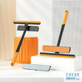 Cây Lau Kính Cầm Tay 3in1 Lau Kính Gạt Nước Silicone Chống Trượt Xoay 360 Độ Tiện Lợi Đa Chức Năng-GD886-LKCam-3in1