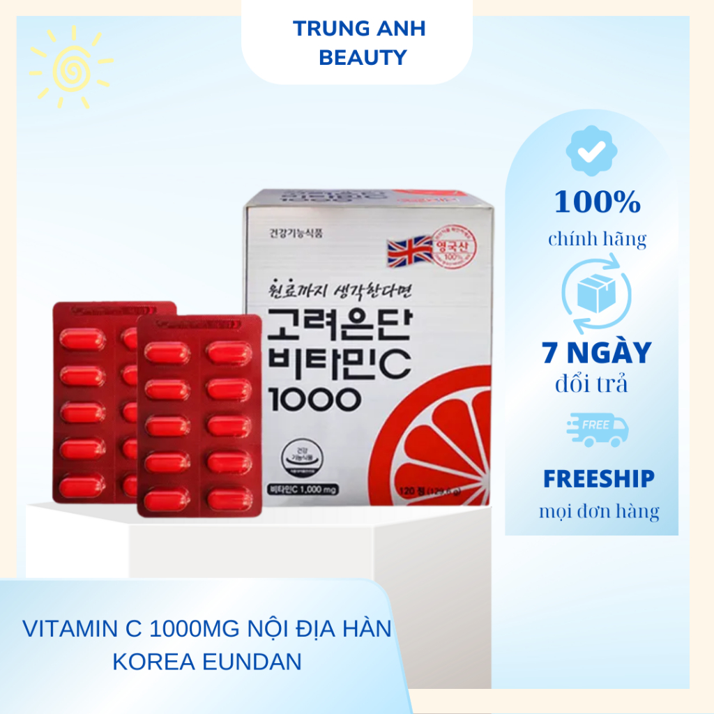 Vitamin C 1000mg nội địa Hàn Korea Eundan - 120 viên