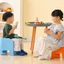 Ghế đẩu thấp tựa lưng cho trẻ em bằng nhựa dày dặn chống trượt nhiều màu 32.5x28.5cm
