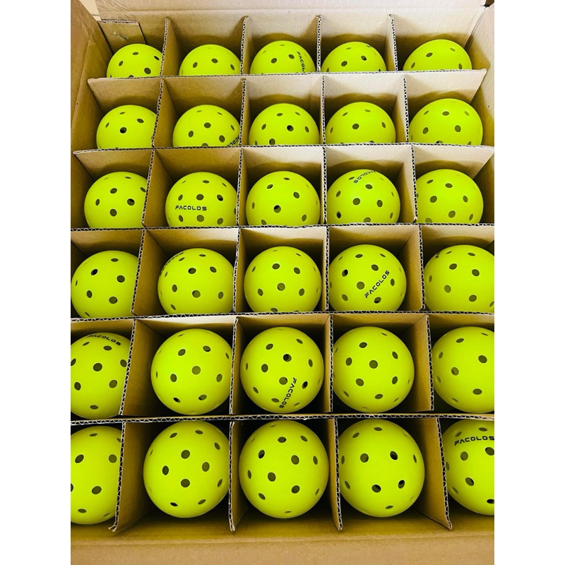 ✅ [Ship Hoả Tốc] Combo 10 Bóng Facolos chính hãng - pickleball chuẩn chất lượng thi đấu và tập luyện, độ bền lâu dài