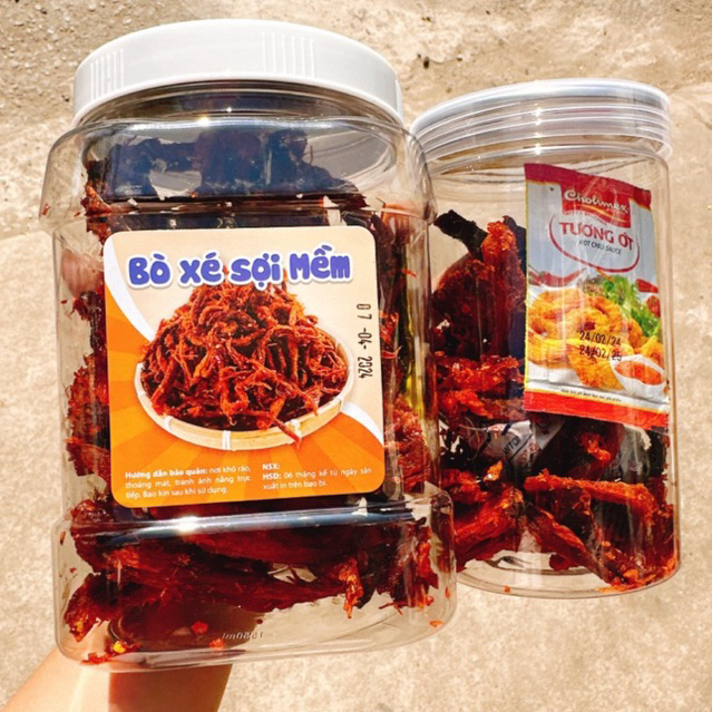 Khô Bò Xé Mềm - Nguyên Chất 100% Bò Thật Tây Nguyên