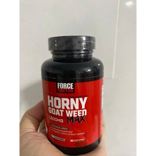 Viên uống tăng cường sức khỏe nam Force Factor Horny Goat Weed Max 1,500 MG (90 viên)