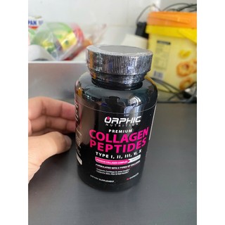 Viên uống trắng da Orphic Premium Collagen Plus 1500 MG hỗ trợ da, móng, tóc và khớp (90 viên)