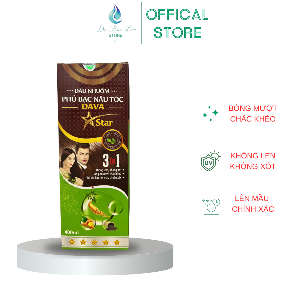 Ảnh Dầu gội phủ bạc Dạ Thảo Liên (400ml) thành phần thảo dược thiên nhiên 2