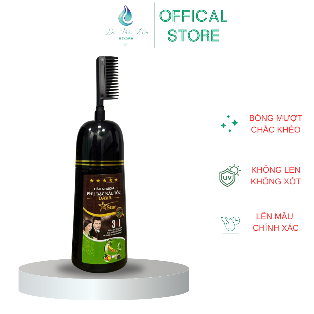 Ảnh Dầu gội phủ bạc Dạ Thảo Liên (400ml) thành phần thảo dược thiên nhiên 1