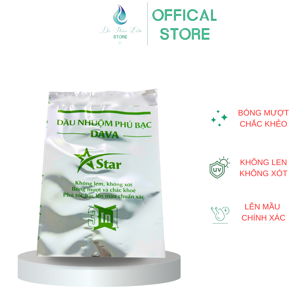 Ảnh Dầu gội phủ bạc Dạ Thảo Liên (gói 40ml) Thành phần thảo dược thiên nhiên 3
