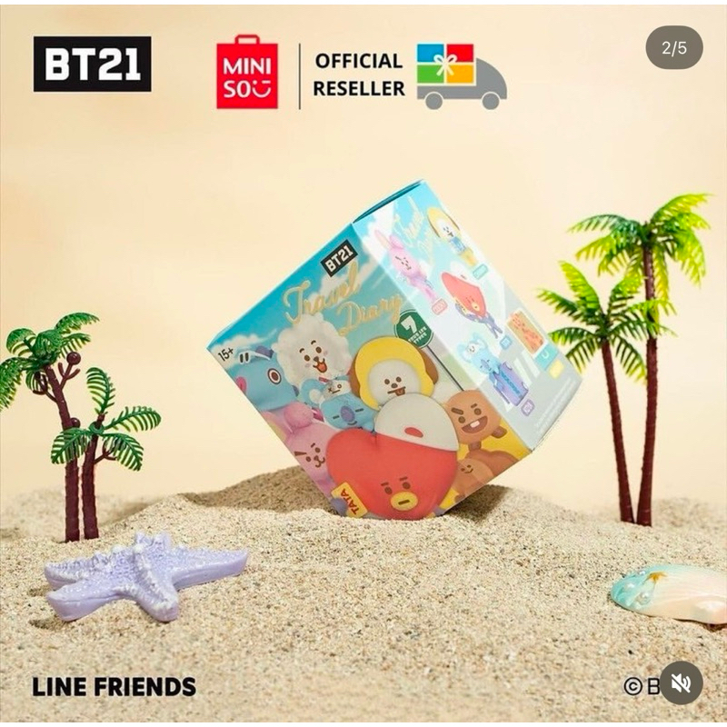 BLINDBOX HỘP MÙ BT21 NHÓM BTS - OFFICIAL CHÍNH HÃNG MINISO | Shopee ...