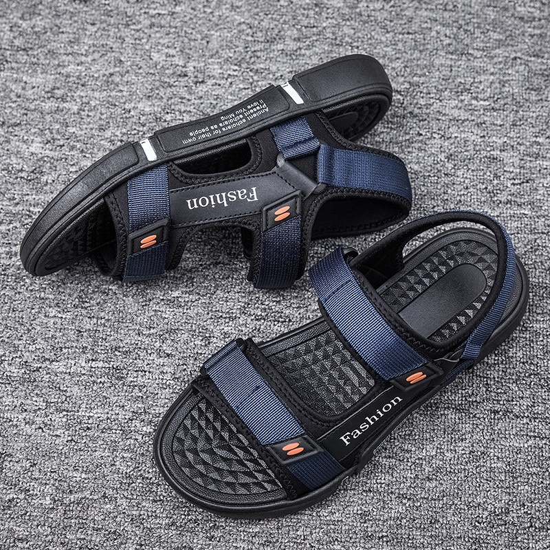 Dép Sandal Nam,Dép Quai Hậu Học Sinh,Sinh Viên, Dép Quai Dán,Dép Sandal Đế Cao Su Non Mã DP22