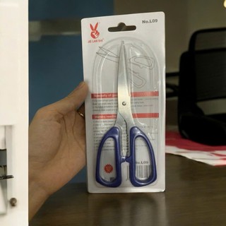Kéo lớn L09 Cắt Văn Phòng Lưỡi Thép Không Gỉ 19 Cm - Kéo Cắt Giấy Thủ Công Hàng Cao Cấp
