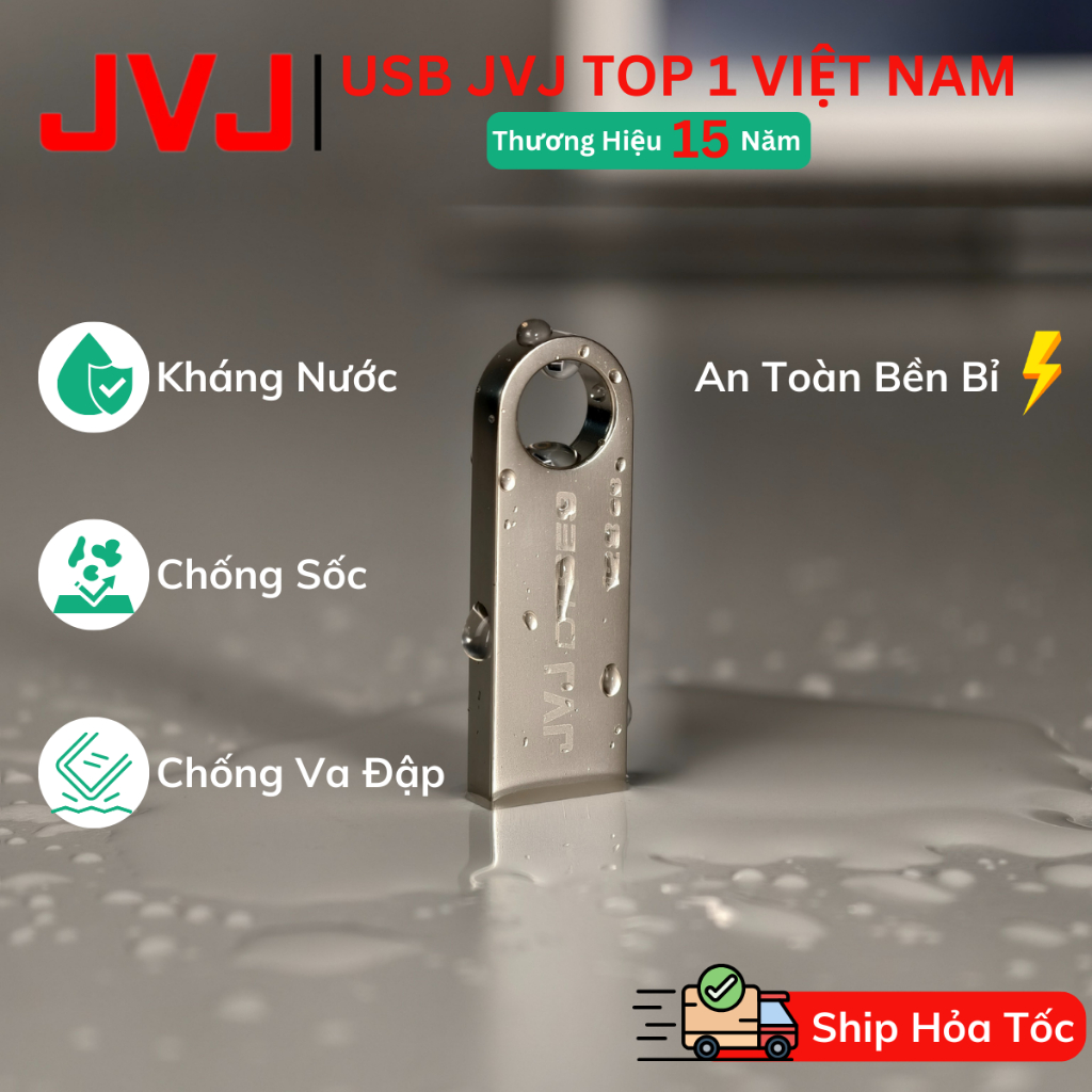 Ảnh USB SE9 JVJ 128Gb 64Gb 32Gb USB 2.0 Thiết Kế Nhỏ Gọn,Vỏ Kim Loại, Kháng Nước- Bảo Hành 5 Năm 1