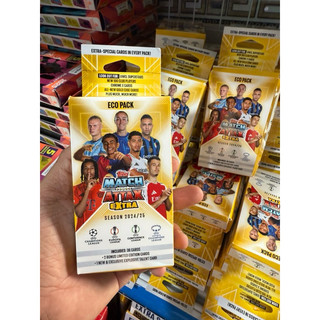 [ 1x Eco pack ] Match Attax Champions League EXTRA Mùa 2024/25 24/25( 39 Thẻ )( Hàng Chính Hãng )