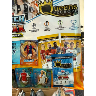 [ Update Multipack #5 ]Túi Thẻ Cầu Thủ Match Attax Update Mega Multipack #5 Queens Of Euro Mùa 2024/25 24/25 (41 Thẻ)