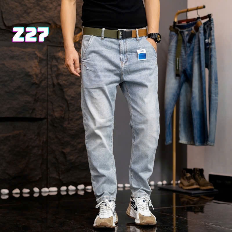 Quần Jeans dài nam, phom dáng Baggy Quảng Châu cao cấp, mềm mại, co dãn thoải mái vận động, quần Bigsize đến 95kg