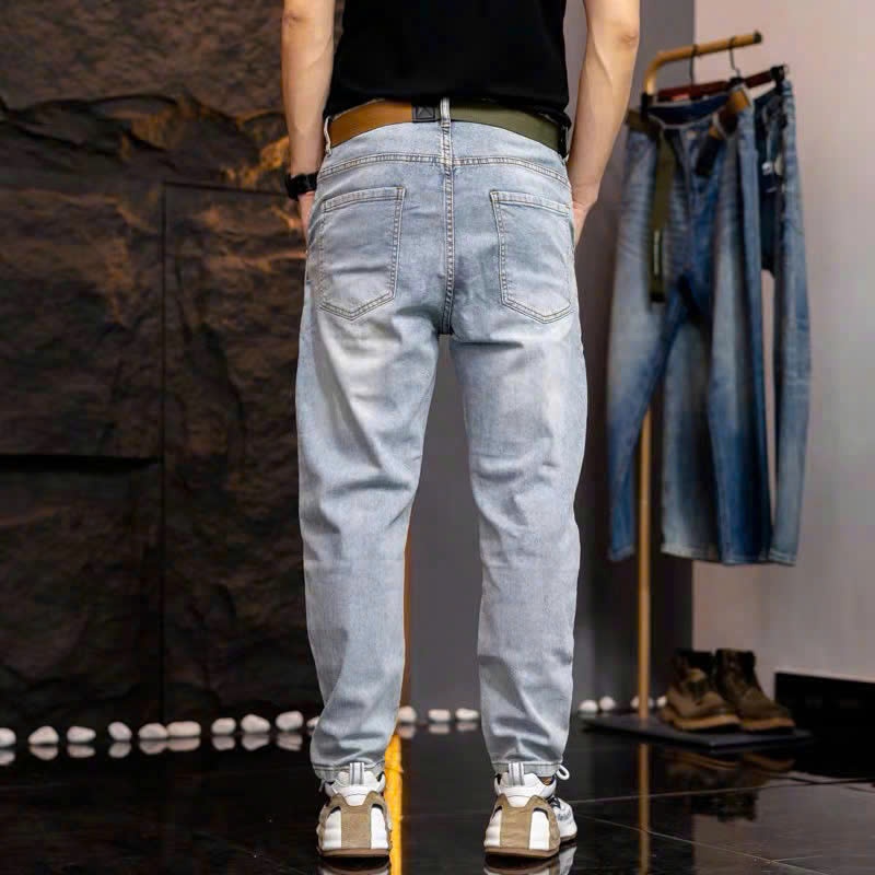Quần Jeans dài nam, phom dáng Baggy Quảng Châu cao cấp, mềm mại, co dãn thoải mái vận động, quần Bigsize đến 95kg