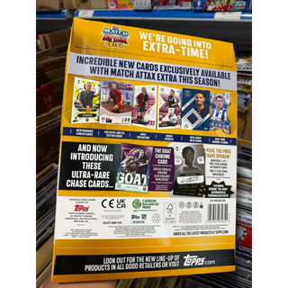[ Starter Pack ] Túi Album Đựng Thẻ Topps Match Attax  Starter Pack EXTRA 2024/25 24/25 ( 29 Thẻ )( Hàng Chính Hãng )