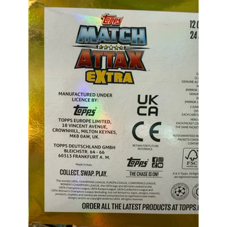 [ Full box ] Topps Match Attax Champions League EXTRA Mùa 2024/25 24/25 ( 288 Thẻ )