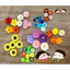 Combo hoa giấy handmade mix đủ mẫu hoa làm đồ trang trí
