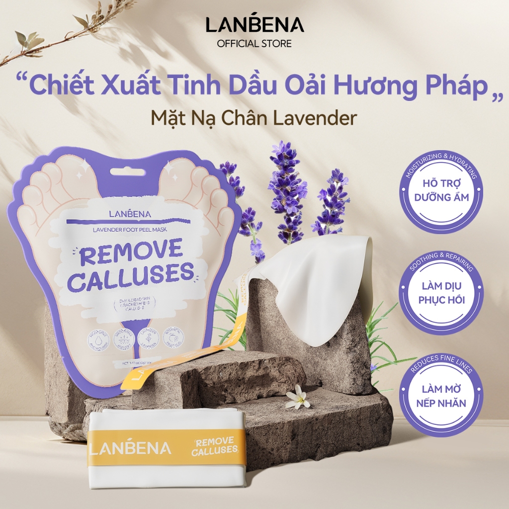 LANBENA Mặt Nạ Chân (30g) - Dạng Lột Tẩy Tế Bào Chết Loại Bỏ Vết Chai Da Chết Foot Care