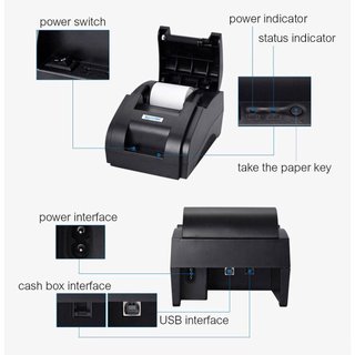 VARB Máy in hóa đơn nhiệt tính USB Bluetooth Máy in mã vạch