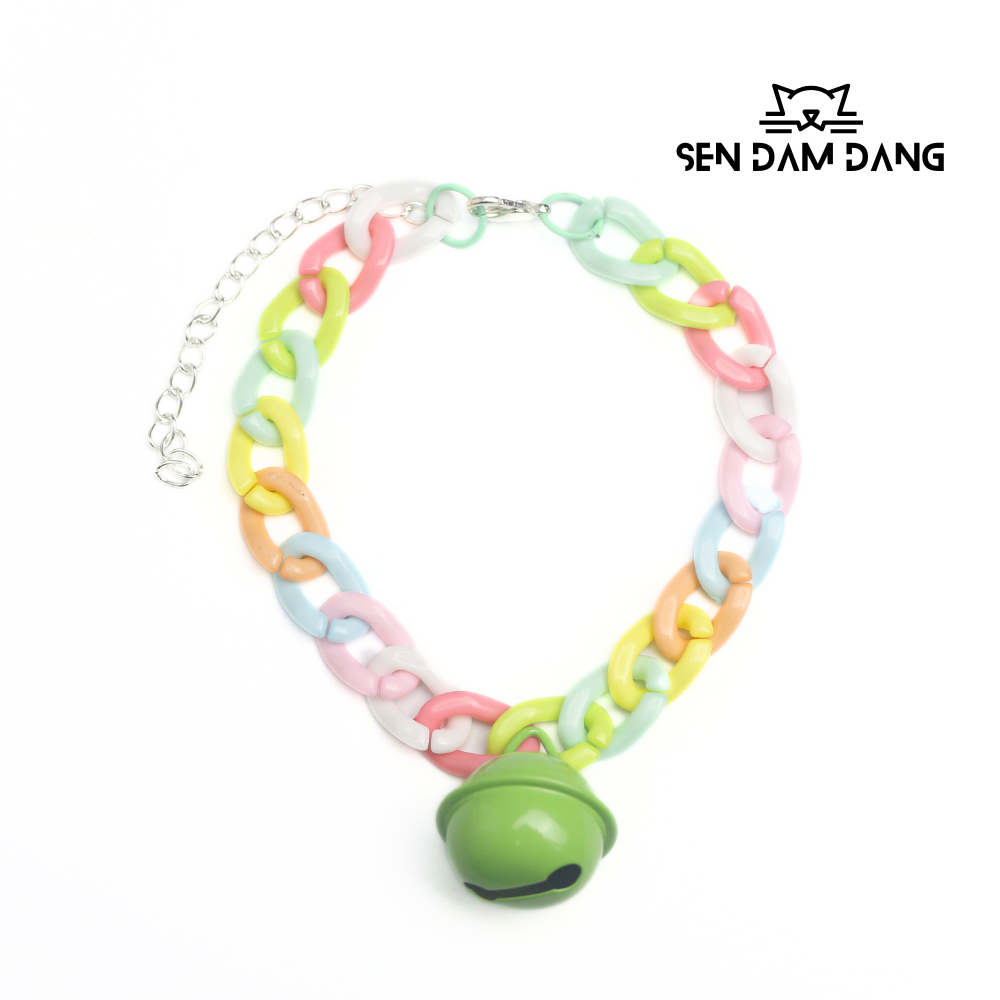 Vòng Cổ Dây Xích Pastel Cho Mèo