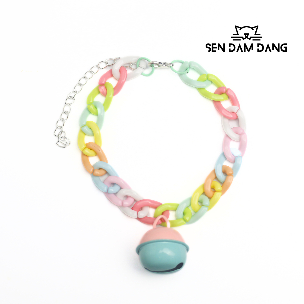 Vòng Cổ Dây Xích Pastel Cho Mèo