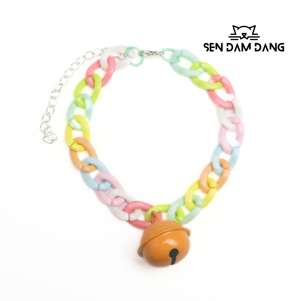 Vòng Cổ Dây Xích Pastel Cho Mèo