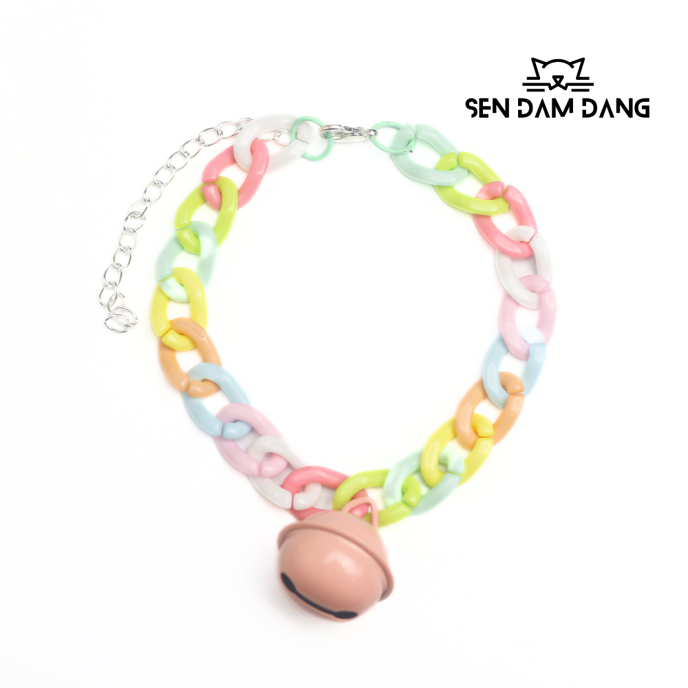 Vòng Cổ Dây Xích Pastel Cho Mèo