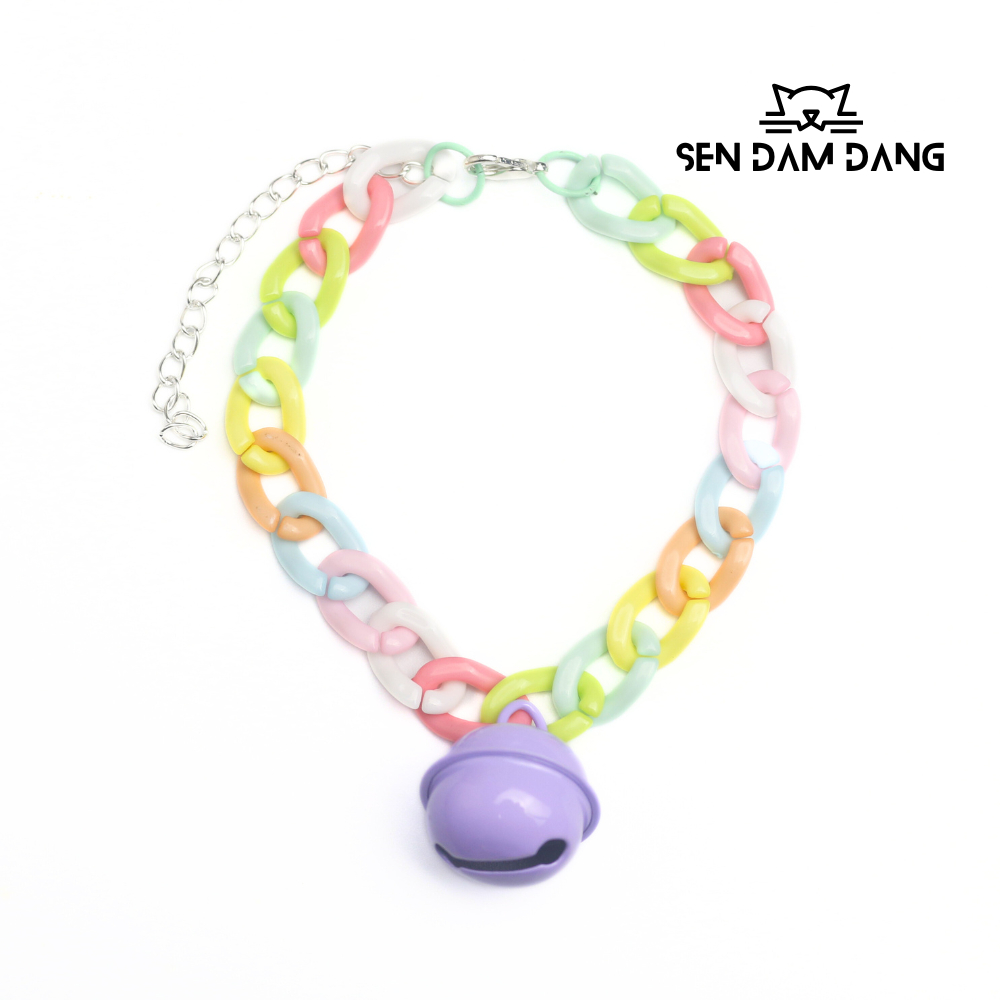 Vòng Cổ Dây Xích Pastel Cho Mèo