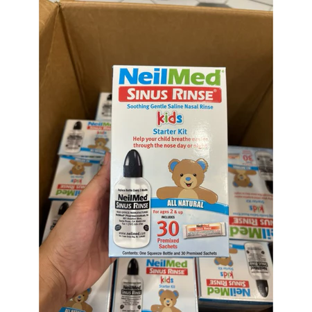 Bộ Kit Rửa Mũi Cho Bé Neilmed – Làm Sạch Mũi Hiệu Quả, An Toàn Chuẩn Mỹ
